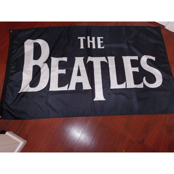 The Beatles Banner Flag 3x5 feet Classic Rock Music Band - Picture 1 of 5
